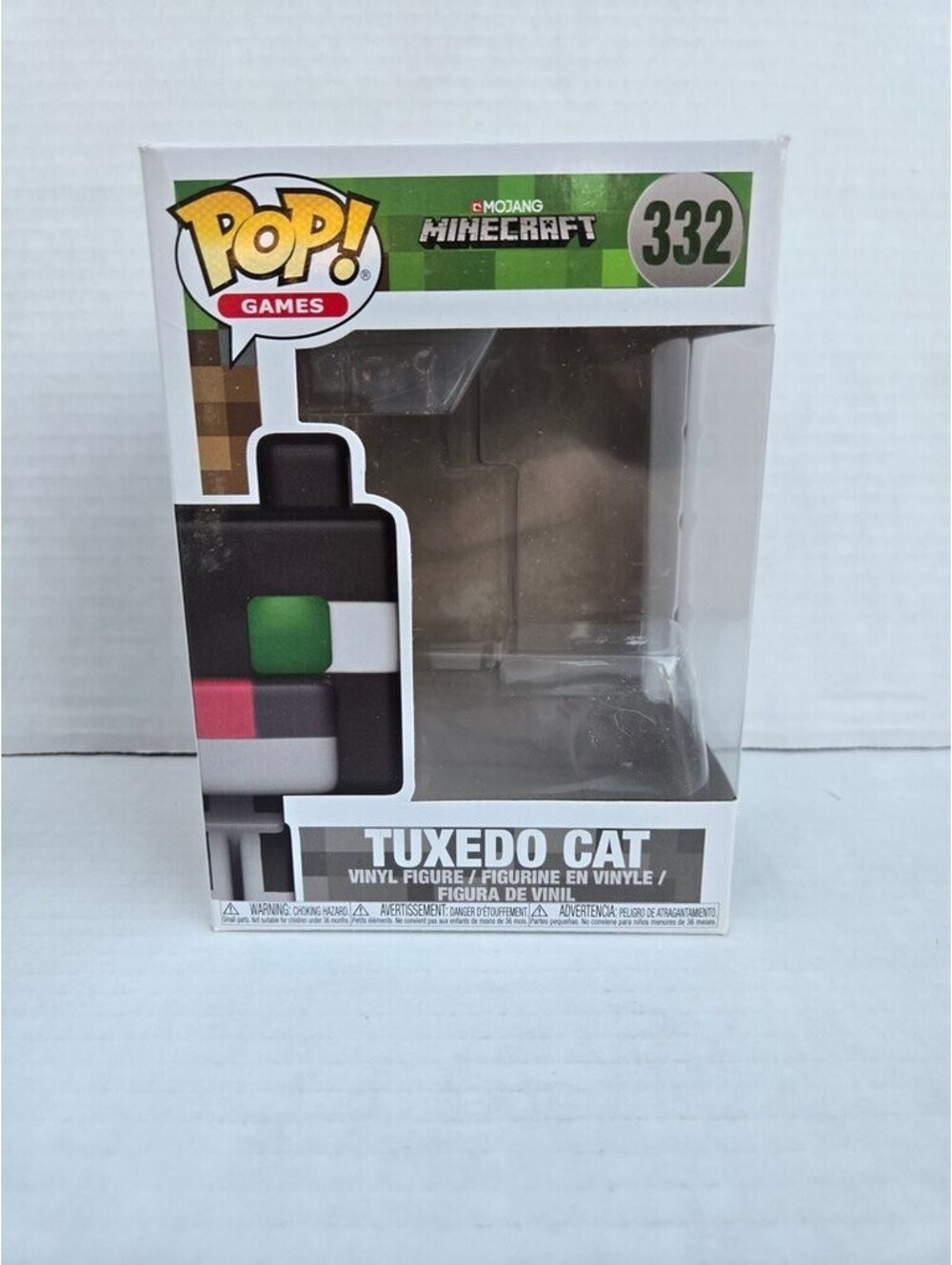 Funko Pop! Games: Minecraft Tuxedo Cat - Empty Box